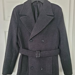 Men's double breasted pea coat